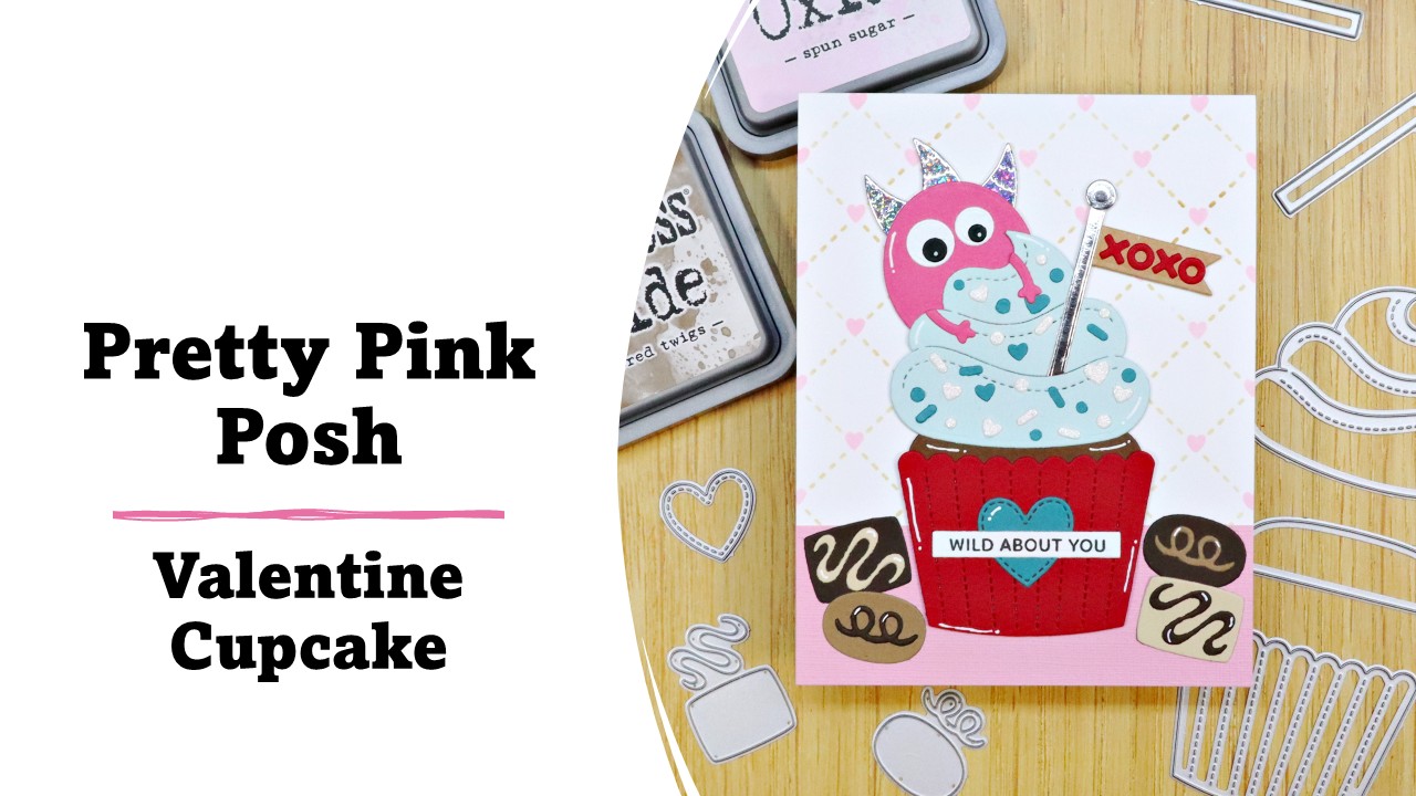 Pretty Pink Posh | Valentine Cupcake