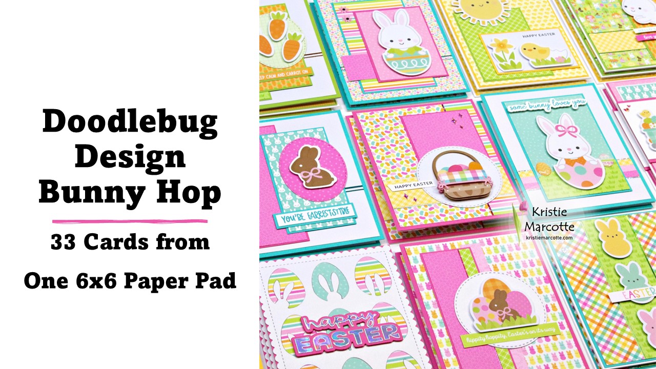 Doodlebug Design | Bunny Hop | 33 Cards From Paper Pad