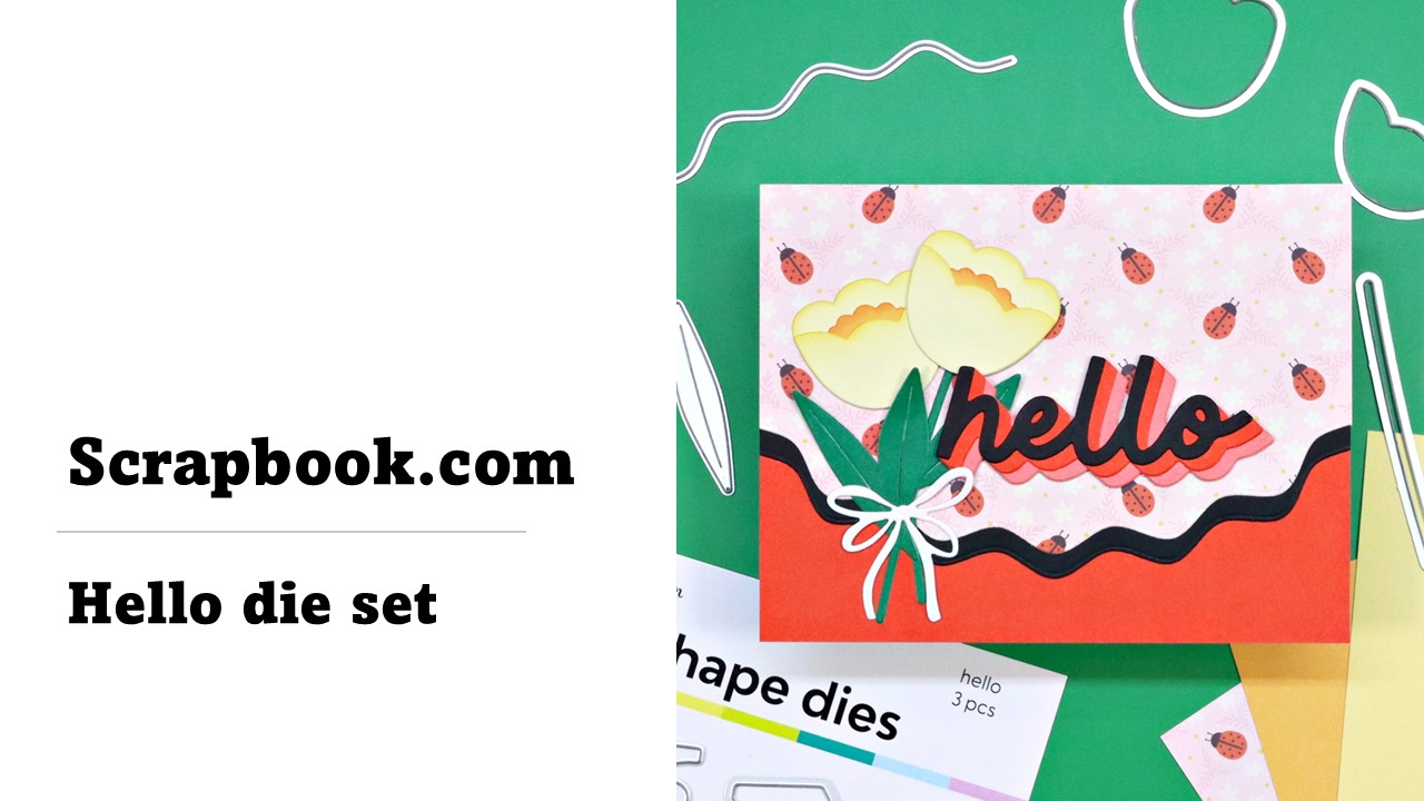 Scrapbook.com | Hello Word Die Set
