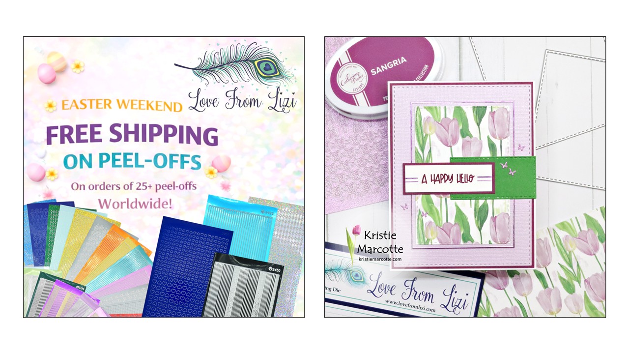 FREE SHIPPING | Love From Lizi Peel Offs