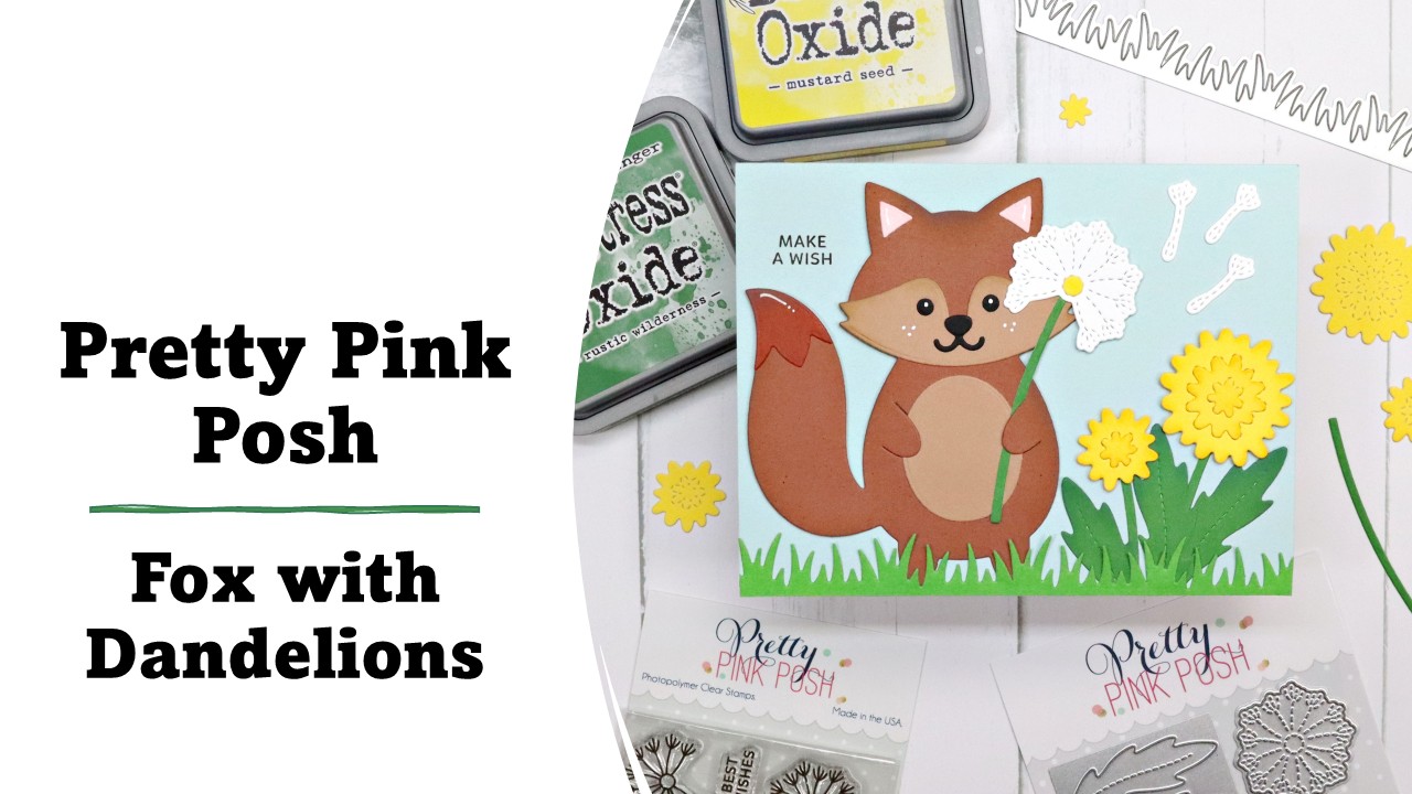 Pretty Pink Posh | Fox with Dandelions